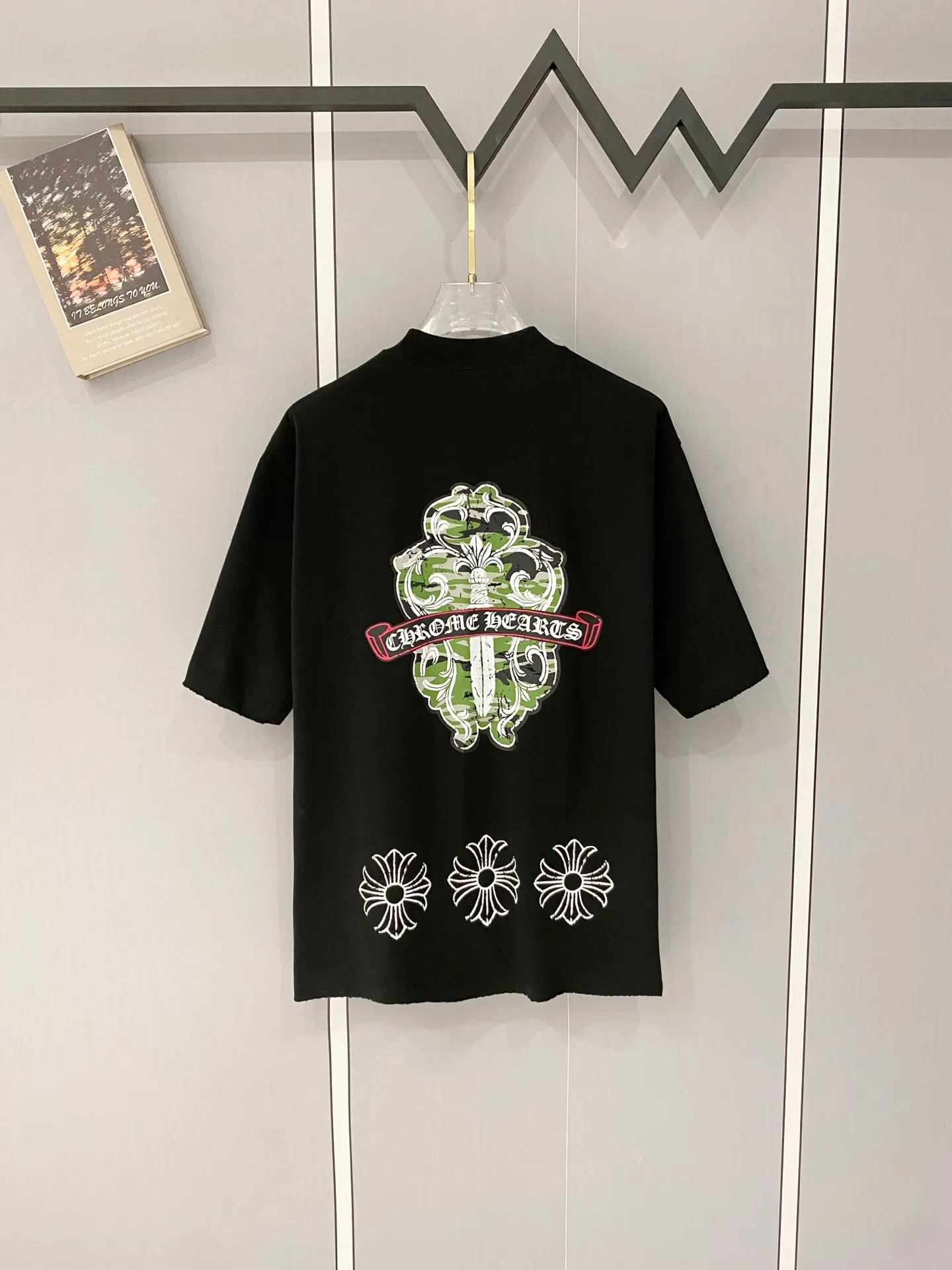 Chrome Hearts 2026New Arrival Versatile Same Style Sizes：XS S M L : Black